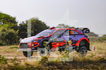 2019-06-14 - Andrea MIkkelsen, su Hyundai i20 WRC plus al salto sulla Prova Speciale 2 - WRC - RALLY ITALIA SARDEGNA - DAY 02 - RALLY - MOTORS